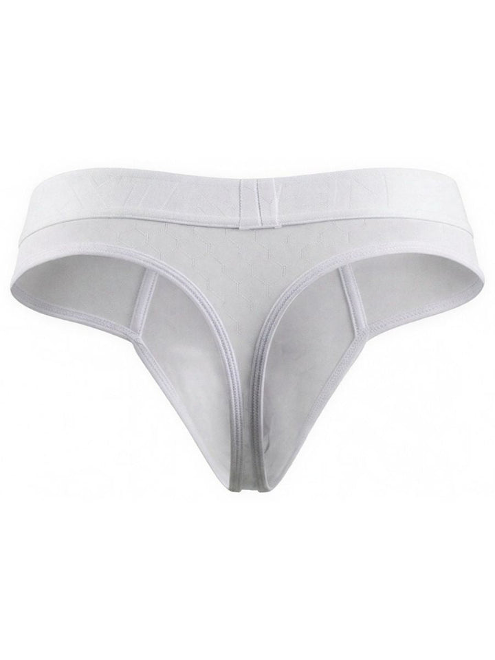 Xtremen Sleek Microfiber Comfort Men's Thong in White – men's thongs