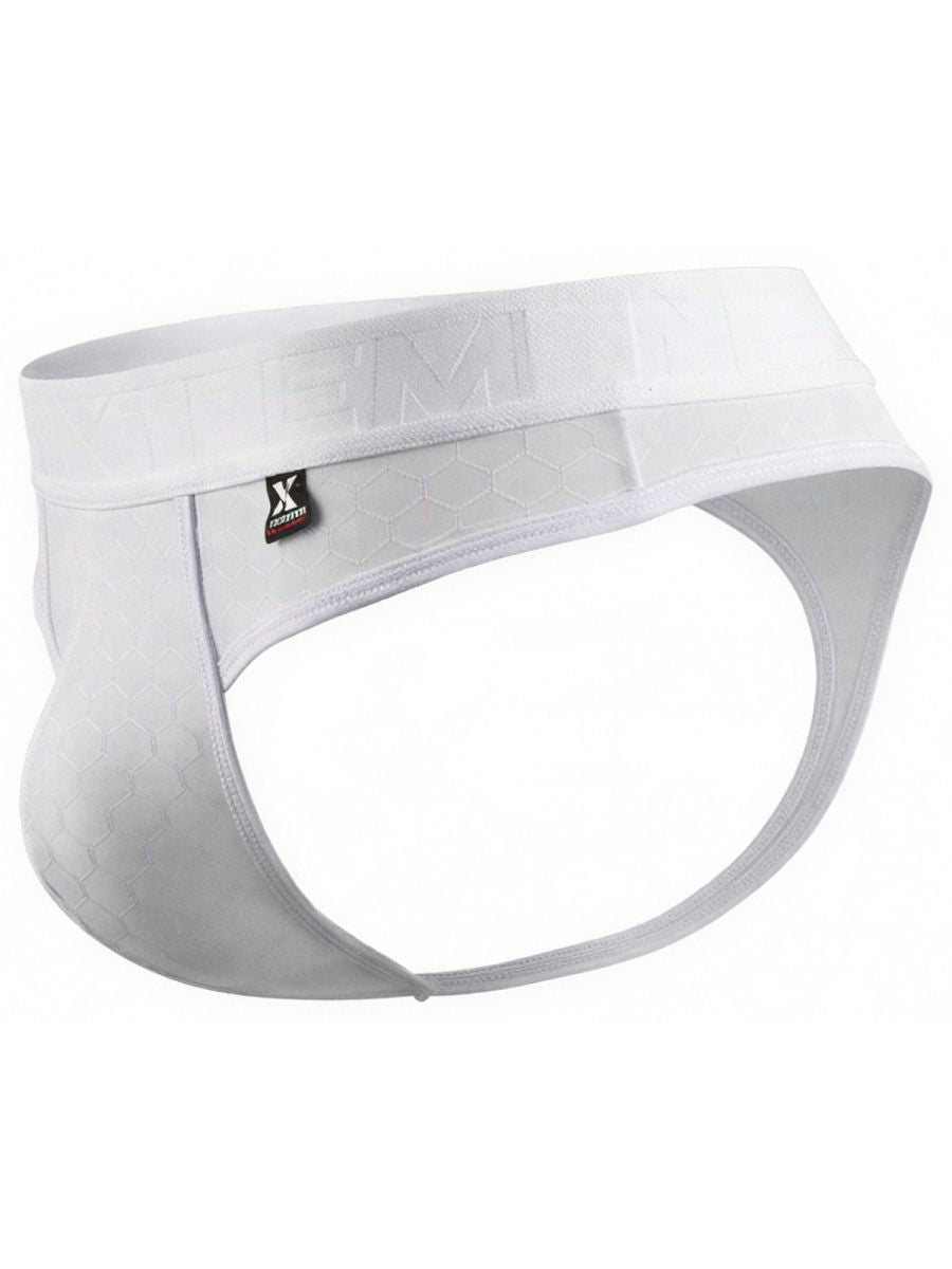 Xtremen Sleek Microfiber Comfort Men's Thong in White – men's thongs