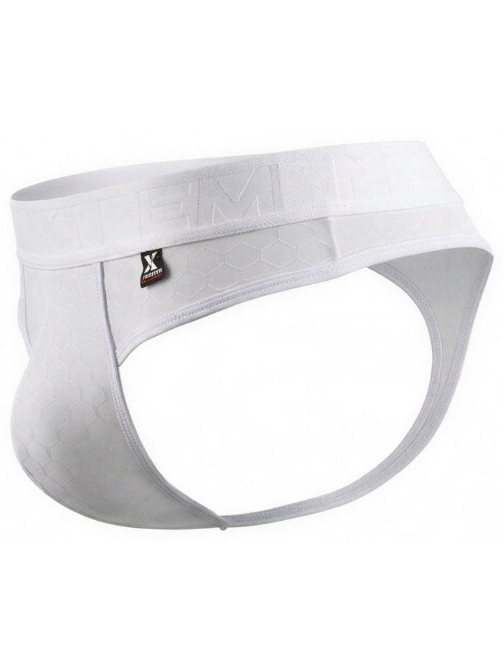 Xtremen Sleek Microfiber Comfort Men's Thong in White – men's thongs