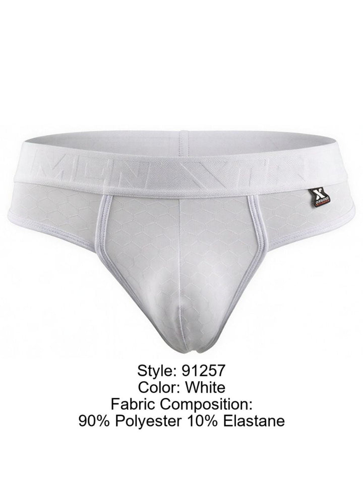 Xtremen Sleek Microfiber Comfort Men's Thong in White – men's thongs