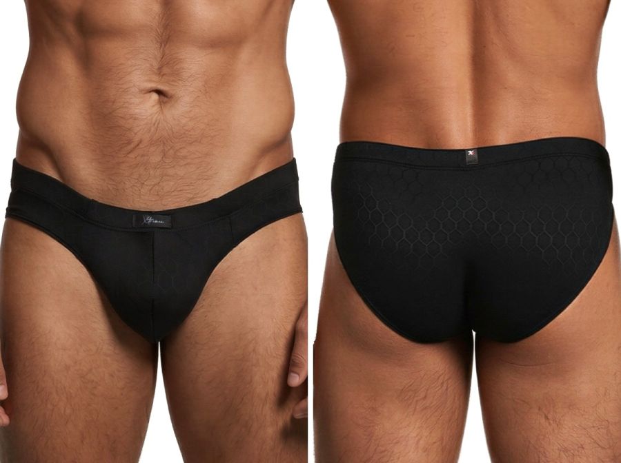 Xtremen Sleek Microfiber Men's Bikini Brief in Black – men's briefs