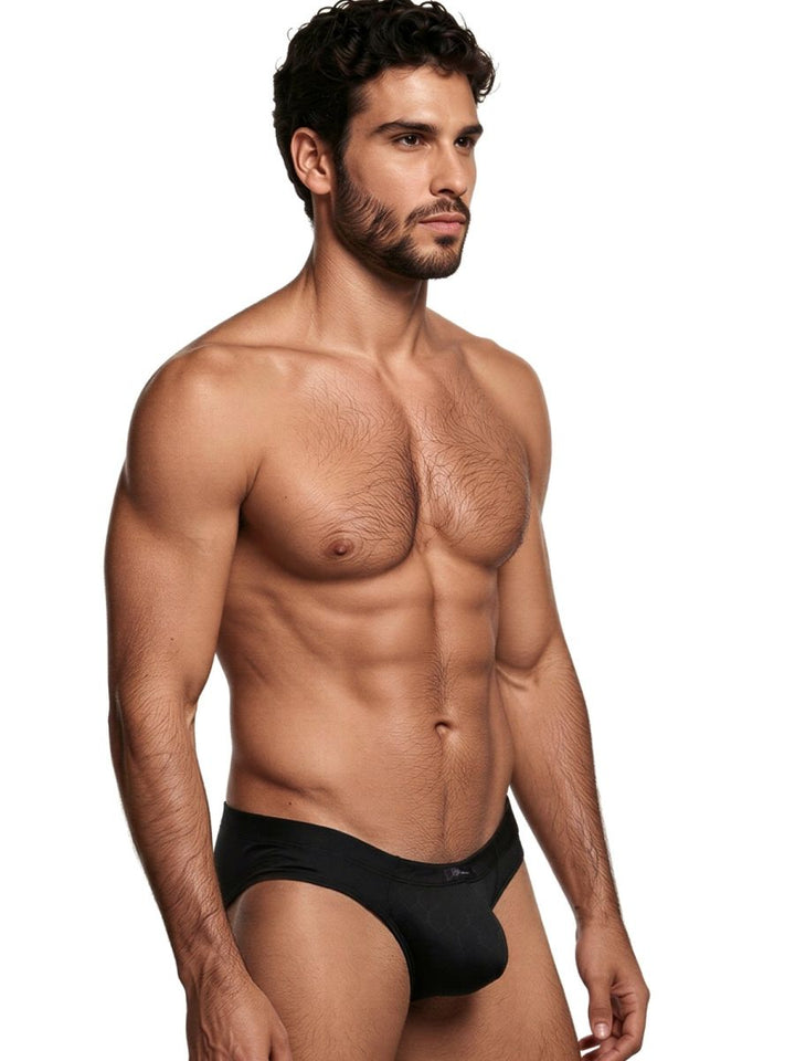 Xtremen Sleek Microfiber Men's Bikini Brief in Black – men's briefs