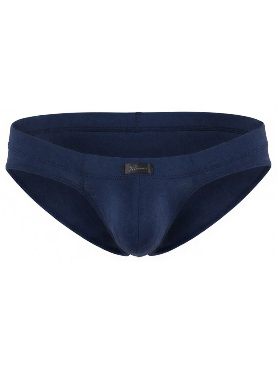 Xtremen Sleek Microfiber Men's Bikini Brief in Dark Blue – men's briefs