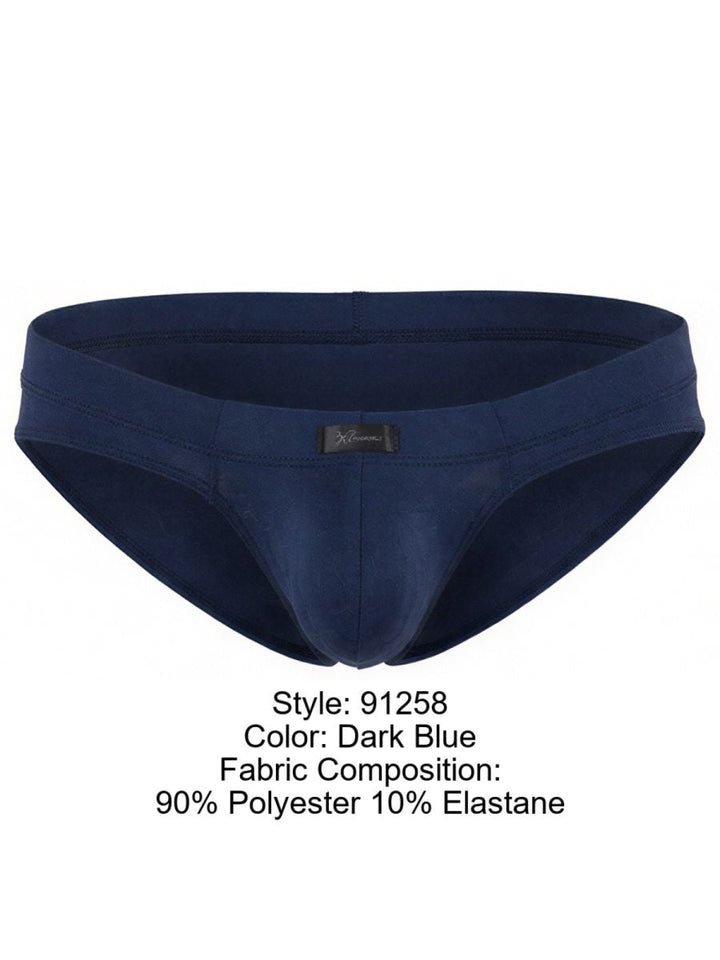 Xtremen Sleek Microfiber Men's Bikini Brief in Dark Blue – men's briefs