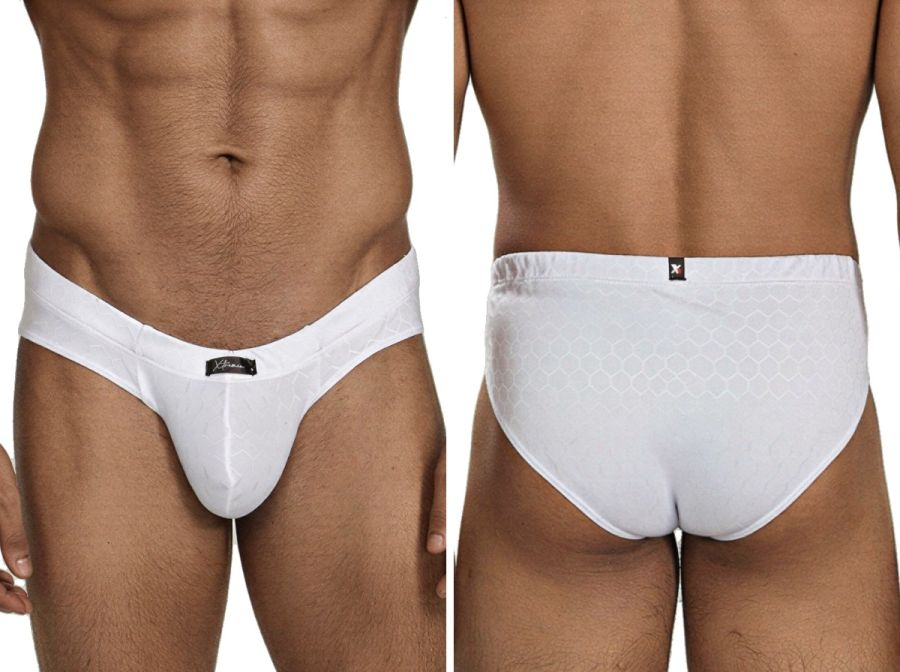 Xtremen Sleek Microfiber Men's Bikini Brief in White – men's briefs