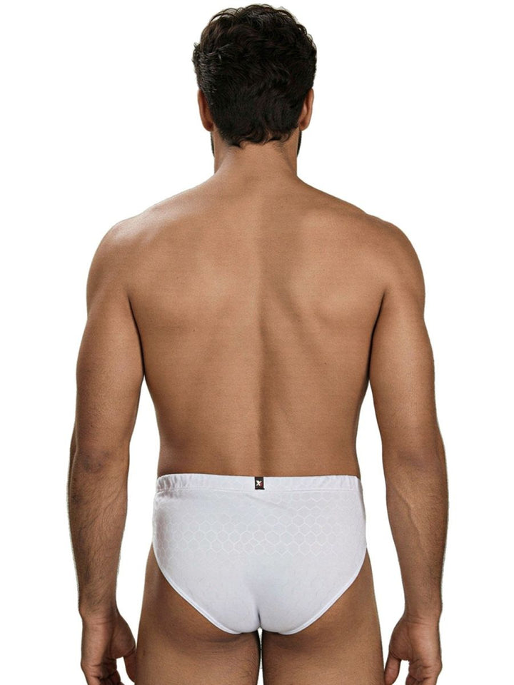 Xtremen Sleek Microfiber Men's Bikini Brief in White – men's briefs