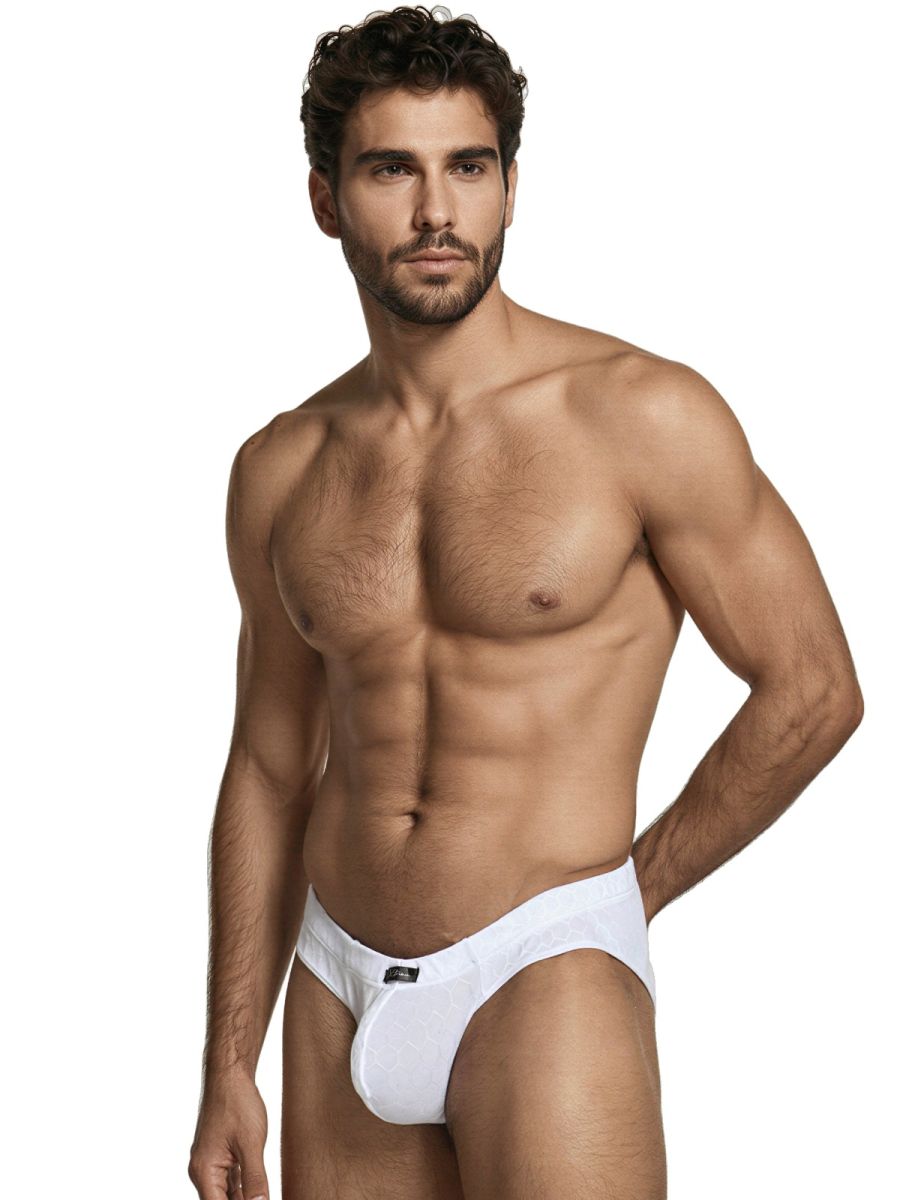 Xtremen Sleek Microfiber Men's Bikini Brief in White – men's briefs