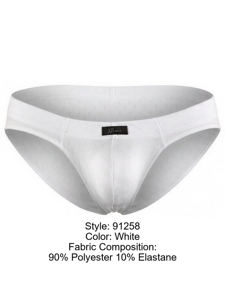 Xtremen Sleek Microfiber Men's Bikini Brief in White – men's briefs