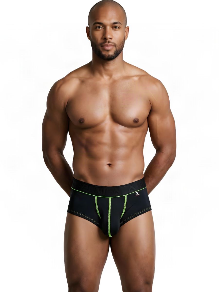 Xtremen Sleek Microfiber Men's Trunk Underwear in Black – men's trunks