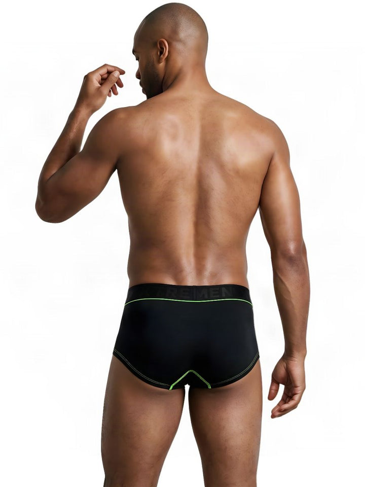 Xtremen Sleek Microfiber Men's Trunk Underwear in Black – men's trunks