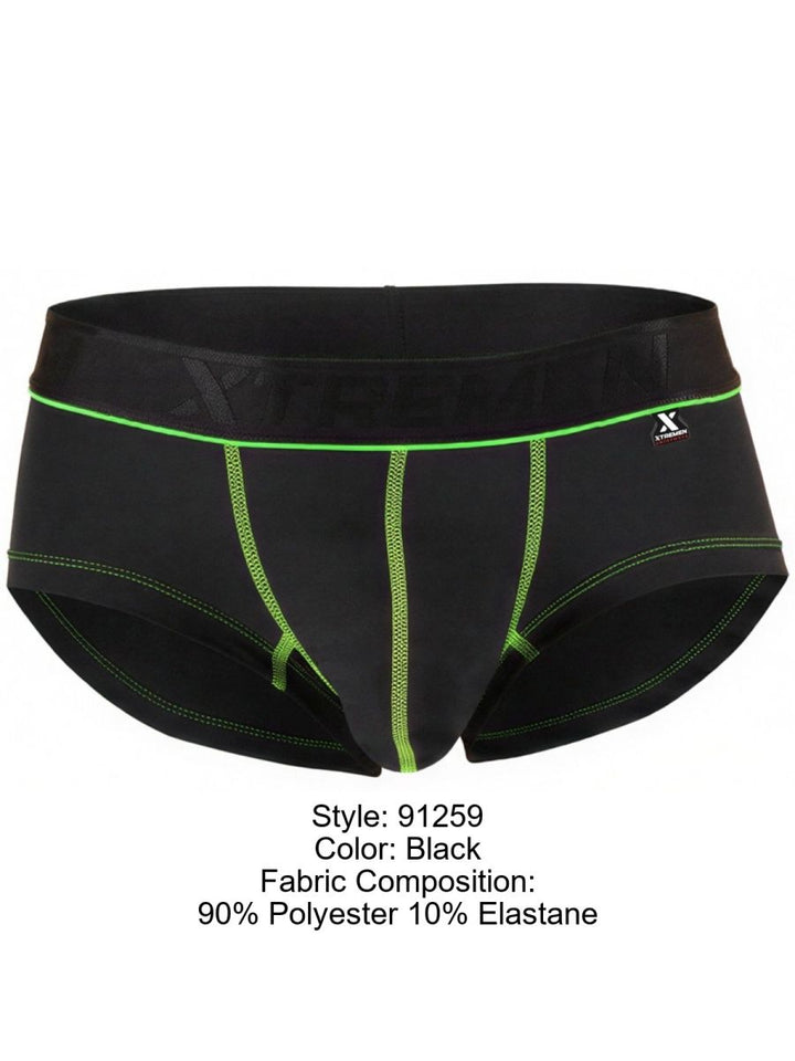 Xtremen Sleek Microfiber Men's Trunk Underwear in Black – men's trunks