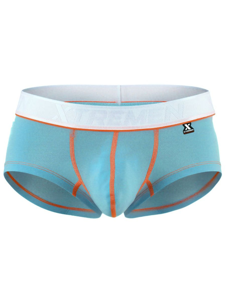 Xtremen Sleek Microfiber Men's Trunk Underwear in Light Blue – men's trunks