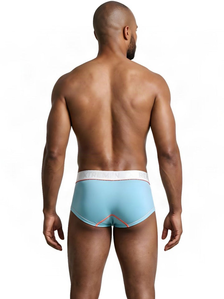 Xtremen Sleek Microfiber Men's Trunk Underwear in Light Blue – men's trunks
