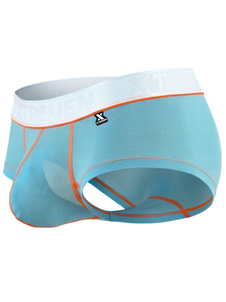 Xtremen Sleek Microfiber Men's Trunk Underwear in Light Blue – men's trunks