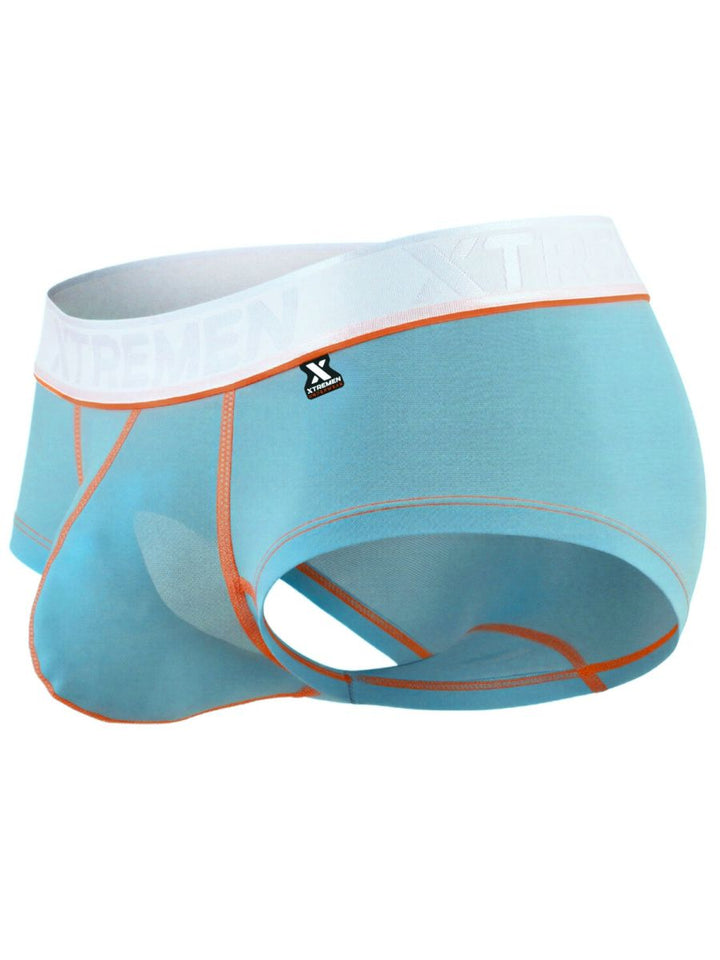 Xtremen Sleek Microfiber Men's Trunk Underwear in Light Blue – men's trunks
