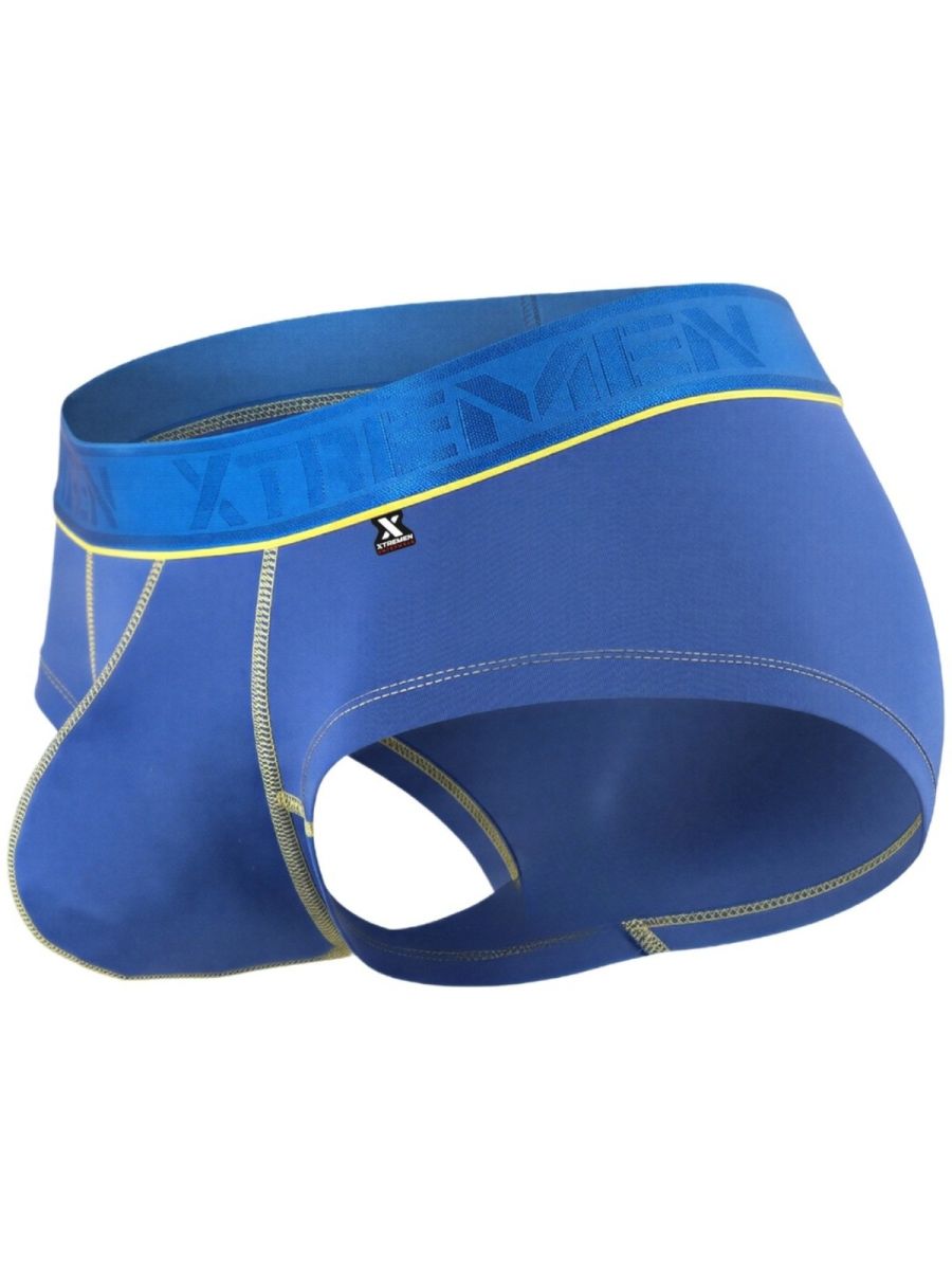 Xtremen Sleek Microfiber Men's Trunk Underwear in Royal Blue – men's trunks