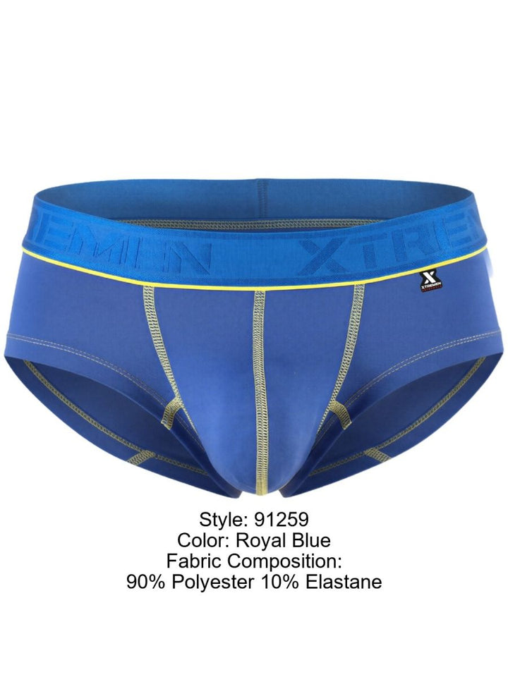 Xtremen Sleek Microfiber Men's Trunk Underwear in Royal Blue – men's trunks