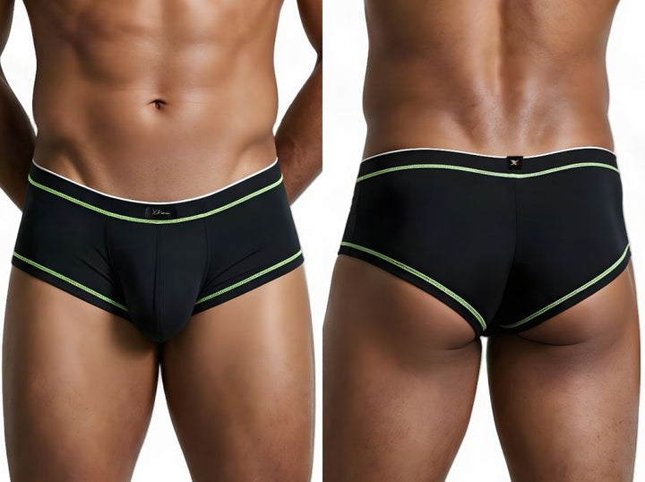 Xtremen Modern Athletic Microfiber Men's Bikini Brief in Black – men's briefs
