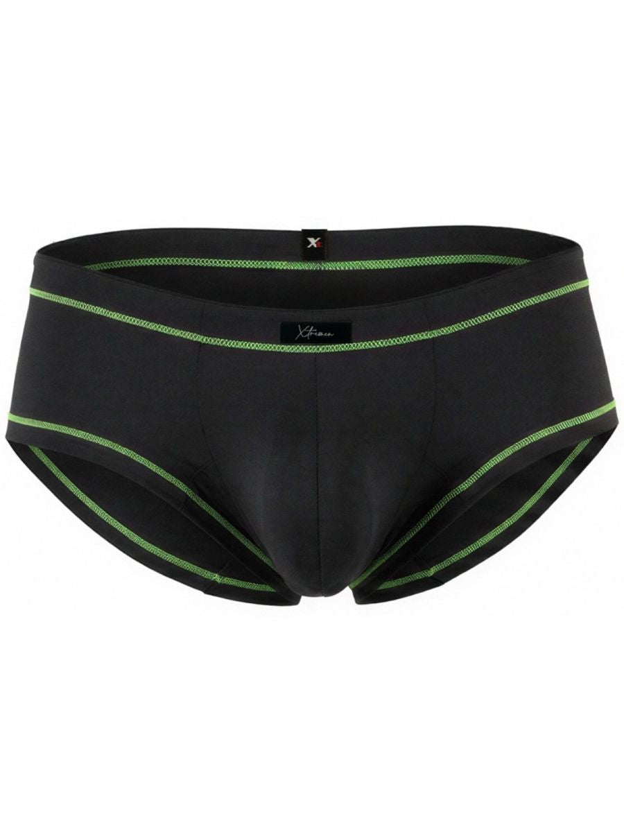 Xtremen Modern Athletic Microfiber Men's Bikini Brief in Black – men's briefs
