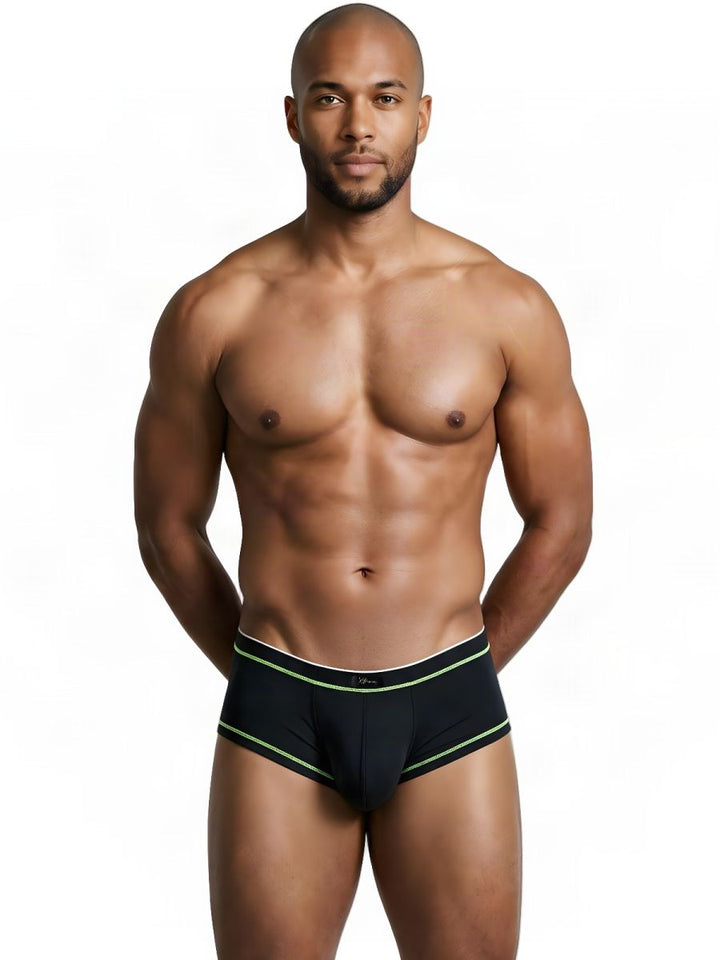 Xtremen Modern Athletic Microfiber Men's Bikini Brief in Black – men's briefs