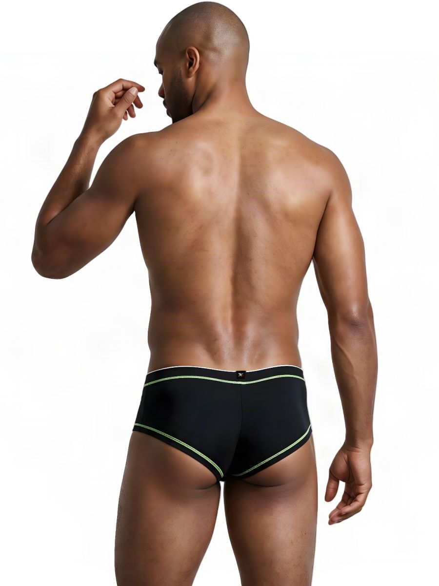 Xtremen Modern Athletic Microfiber Men's Bikini Brief in Black – men's briefs