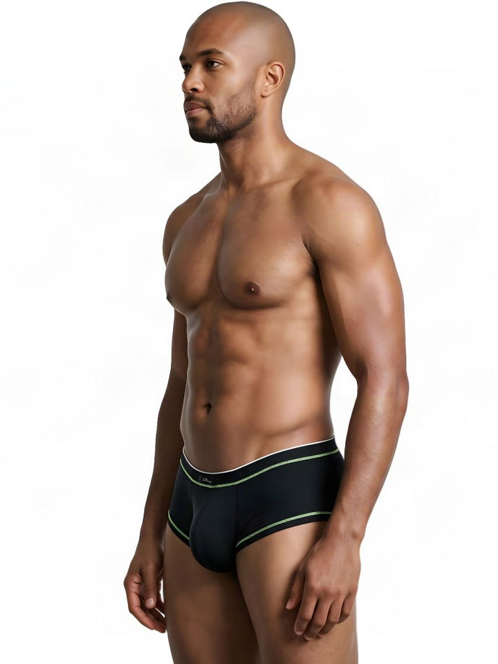 Xtremen Modern Athletic Microfiber Men's Bikini Brief in Black – men's briefs