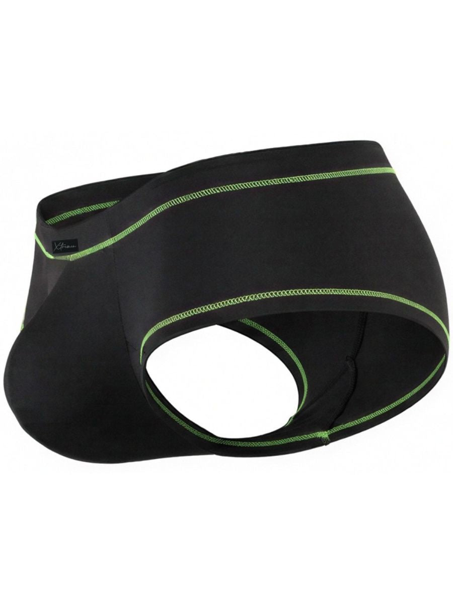 Xtremen Modern Athletic Microfiber Men's Bikini Brief in Black – men's briefs