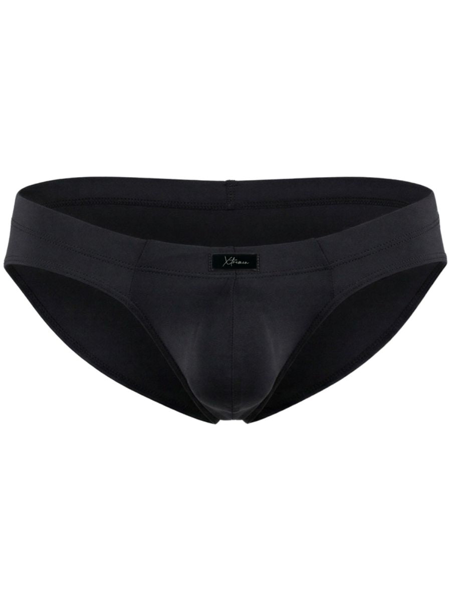 Xtremen Microfiber Sleek Fit Men's Bikini Brief in Black – men's briefs