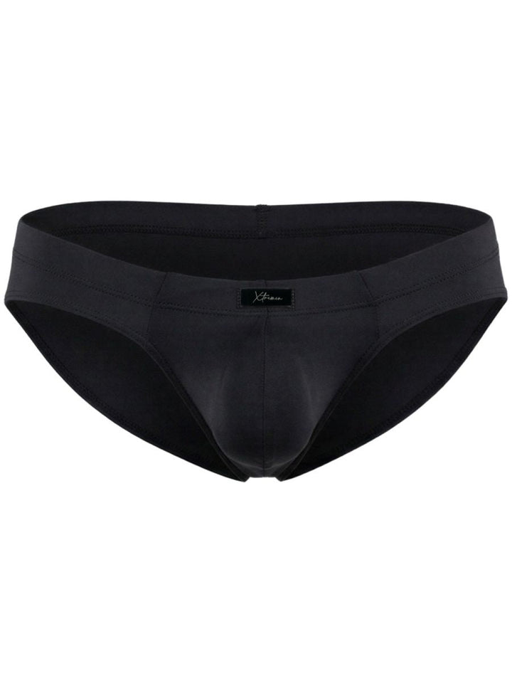 Xtremen Microfiber Sleek Fit Men's Bikini Brief in Black – men's briefs