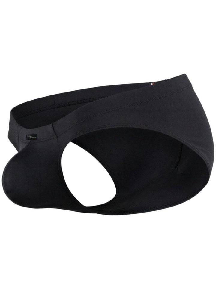 Xtremen Microfiber Sleek Fit Men's Bikini Brief in Black – men's briefs