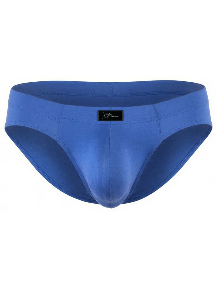 Xtremen Microfiber Sleek Fit Men's Bikini Brief in Royal Blue – men's briefs