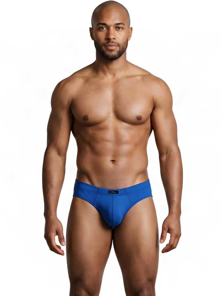 Xtremen Microfiber Sleek Fit Men's Bikini Brief in Royal Blue – men's briefs