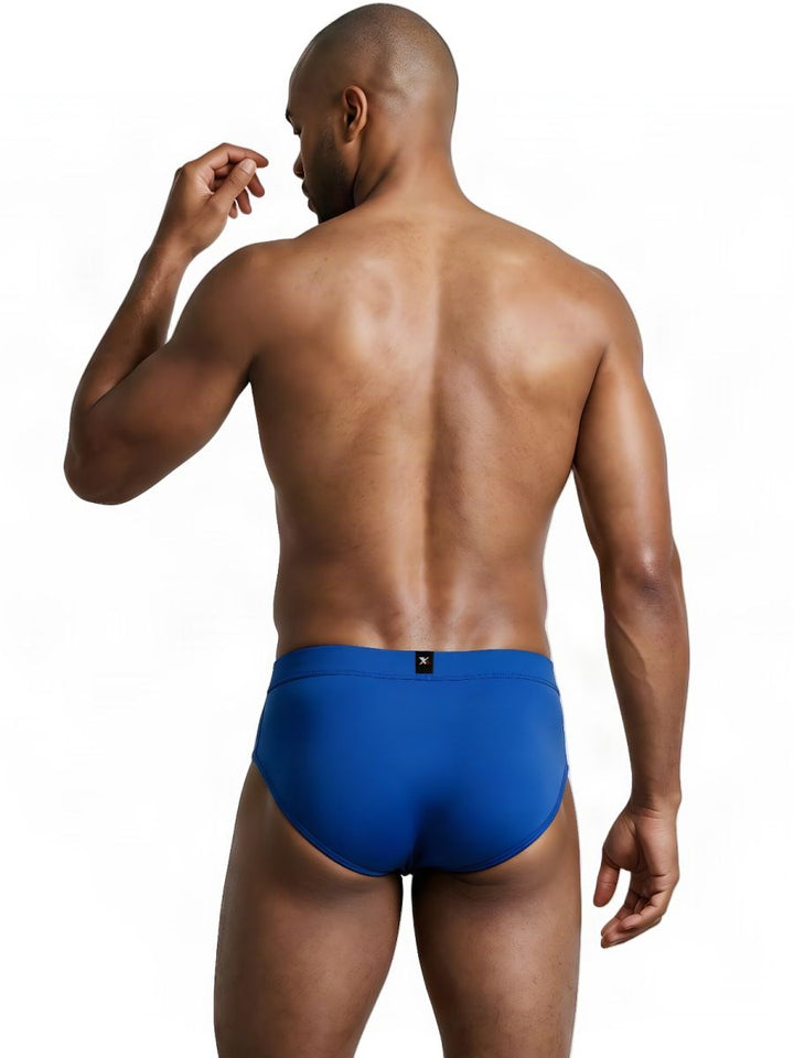 Xtremen Microfiber Sleek Fit Men's Bikini Brief in Royal Blue – men's briefs