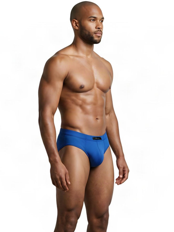 Xtremen Microfiber Sleek Fit Men's Bikini Brief in Royal Blue – men's briefs