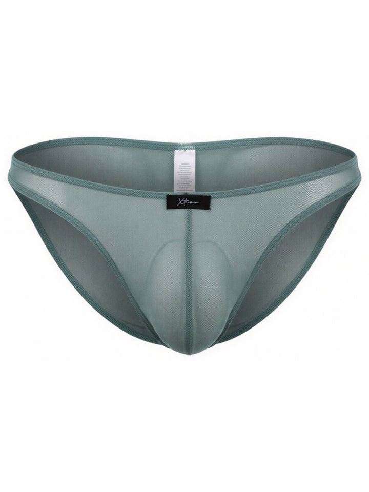 Xtremen Microfiber Mesh Men's Bikini Brief in Green – men's briefs