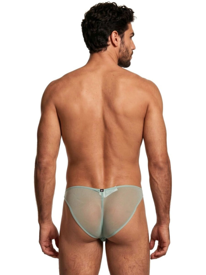 Xtremen Microfiber Mesh Men's Bikini Brief in Green – men's briefs