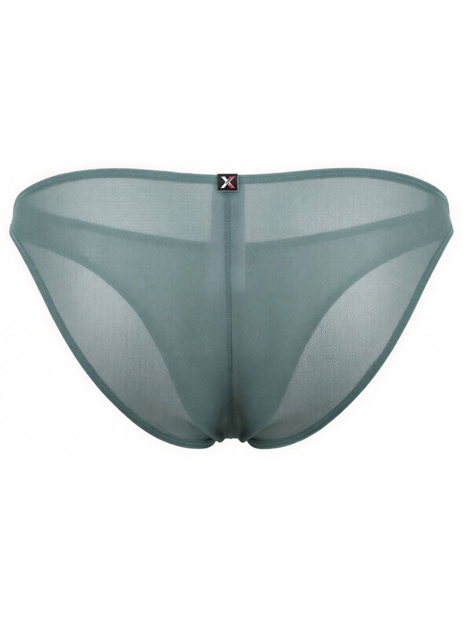 Xtremen Microfiber Mesh Men's Bikini Brief in Green – men's briefs