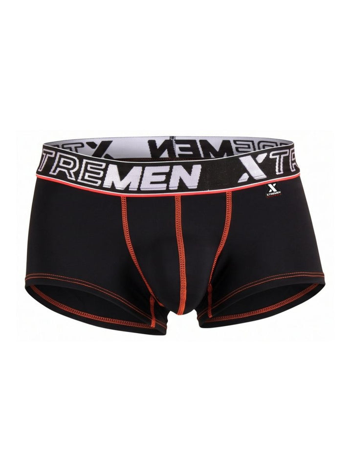 Xtremen Sleek Microfiber Stretch Men's Trunk Underwear in Black – men's trunks