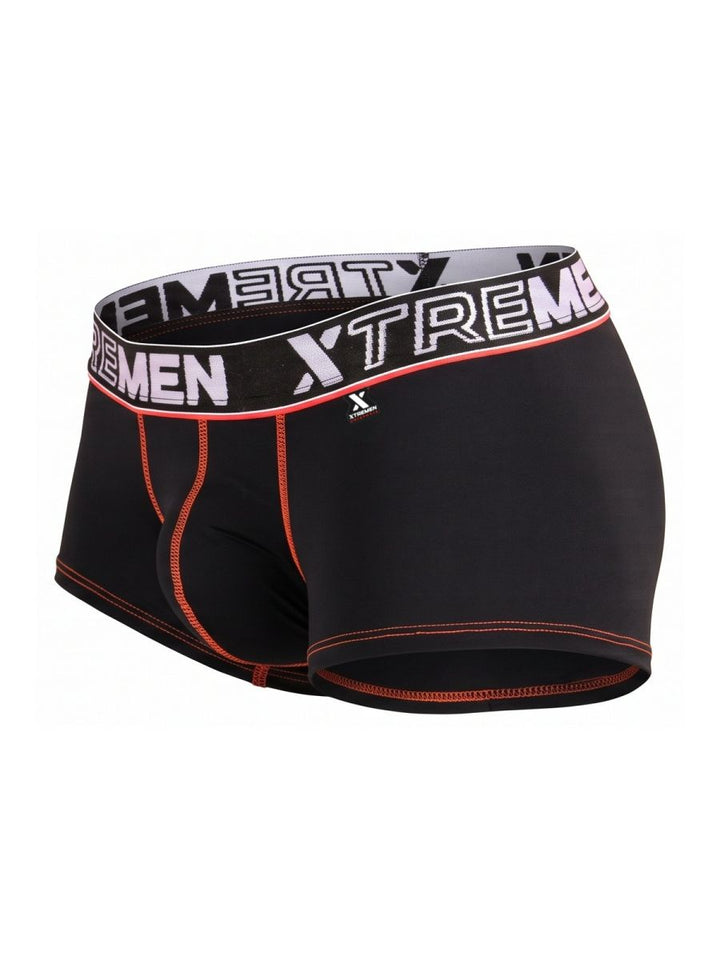 Xtremen Sleek Microfiber Stretch Men's Trunk Underwear in Black – men's trunks