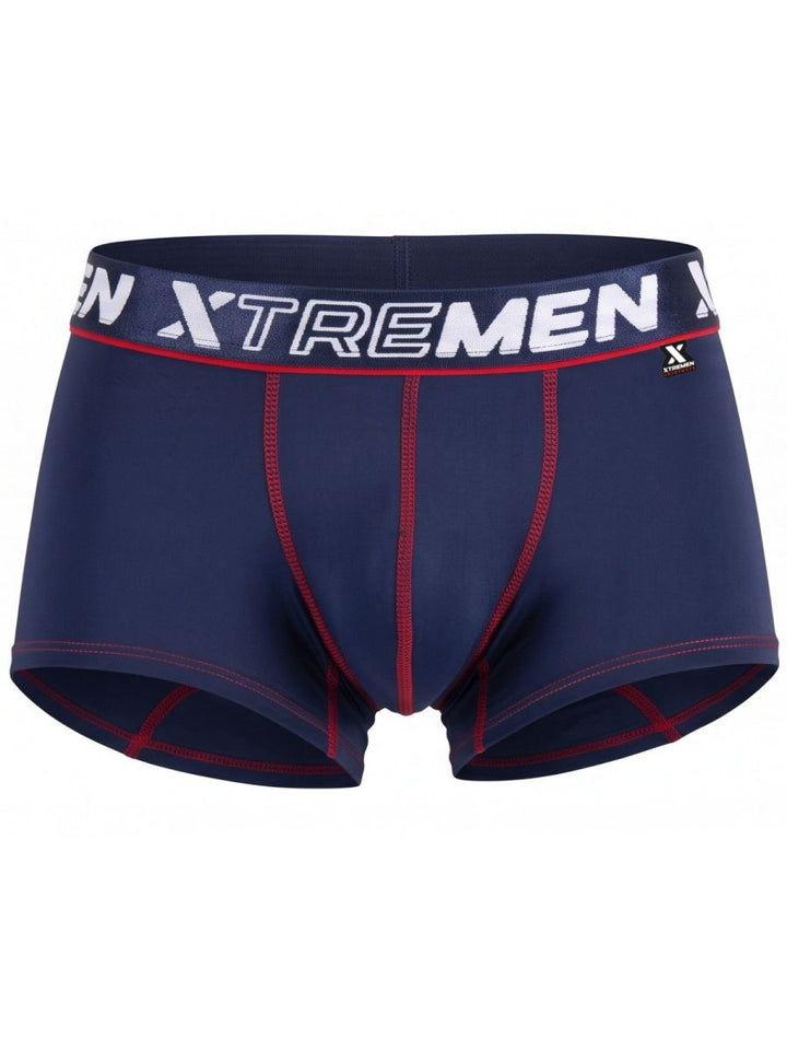 Xtremen Sleek Microfiber Stretch Men's Trunk Underwear in Dark Blue – men's trunks