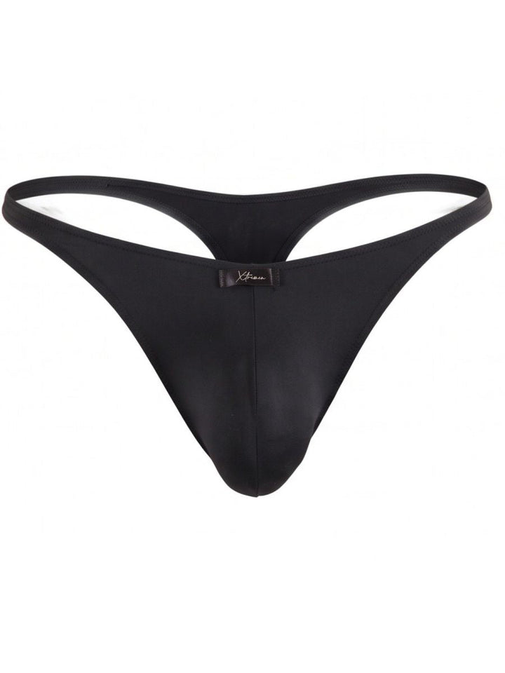 Xtremen Sleek Microfiber Men's Thong in Black – men's thongs