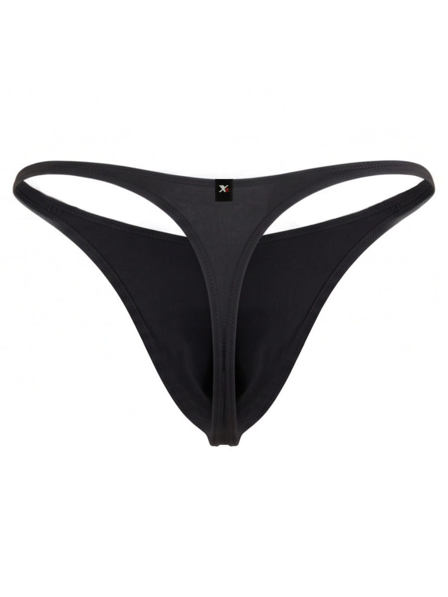 Xtremen Sleek Microfiber Men's Thong in Black – men's thongs