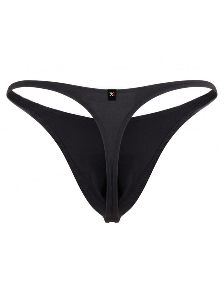 Xtremen Sleek Microfiber Men's Thong in Black – men's thongs