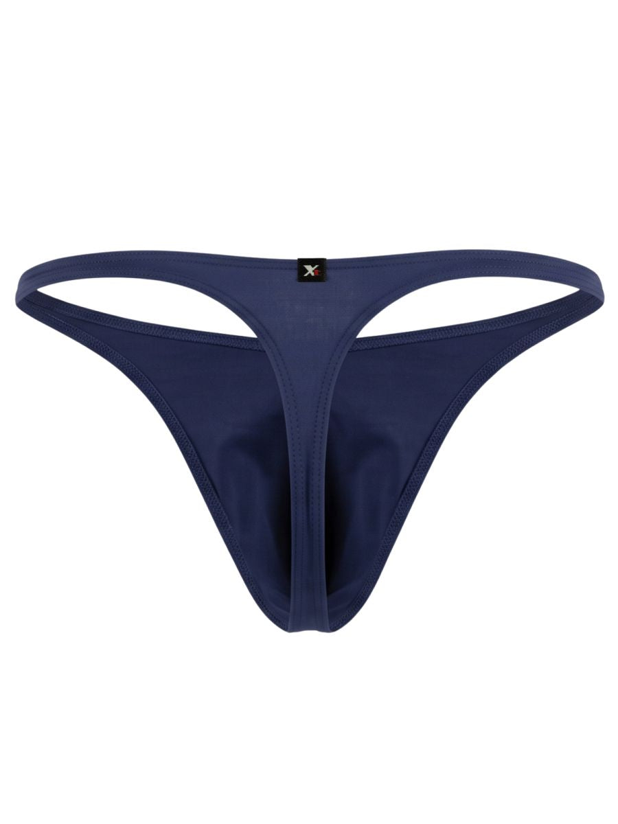 Xtremen Sleek Microfiber Men's Thong in Dark Blue – men's thongs
