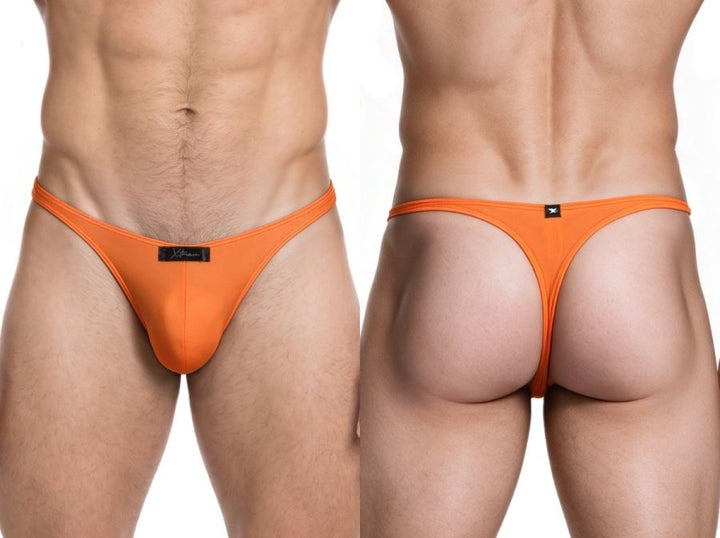 Xtremen Sleek Microfiber Men's Thong in Orange – men's thongs