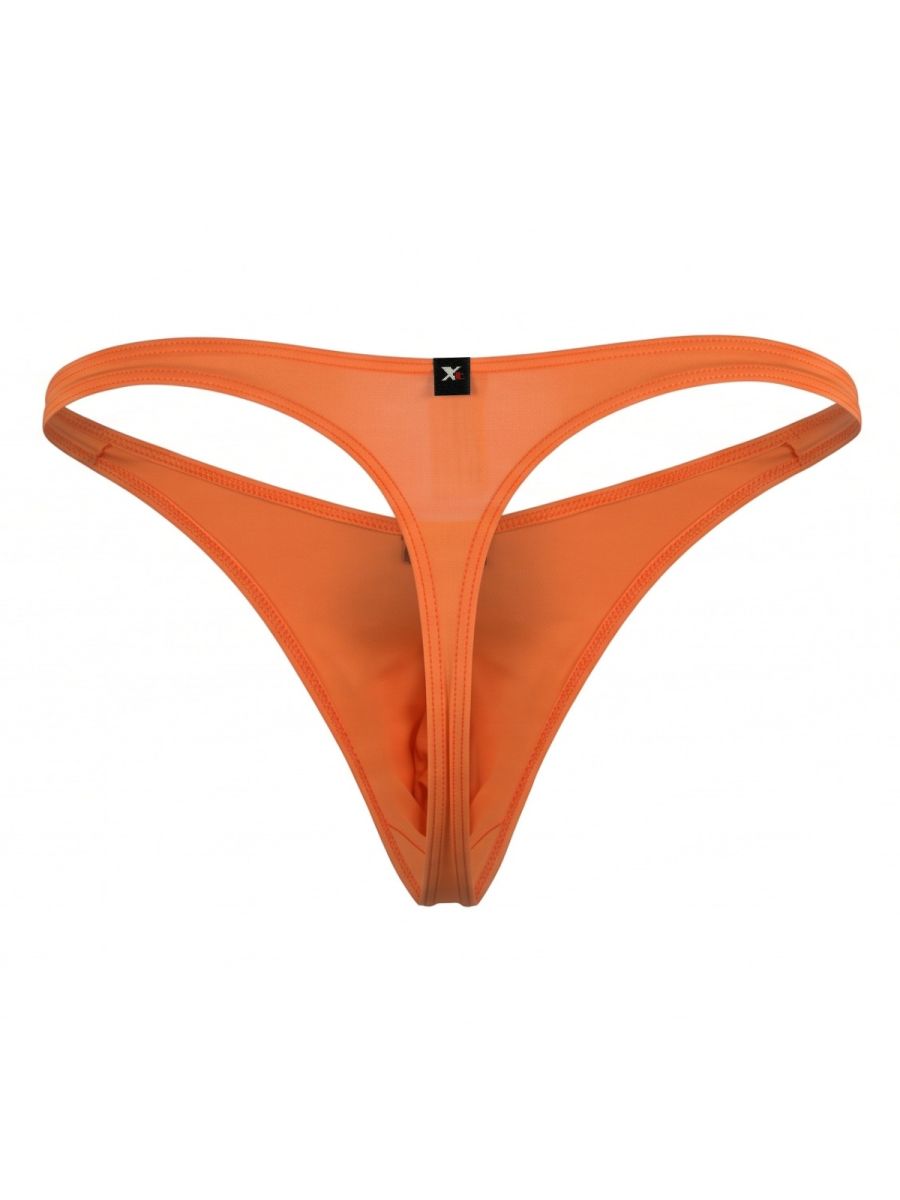 Xtremen Sleek Microfiber Men's Thong in Orange – men's thongs