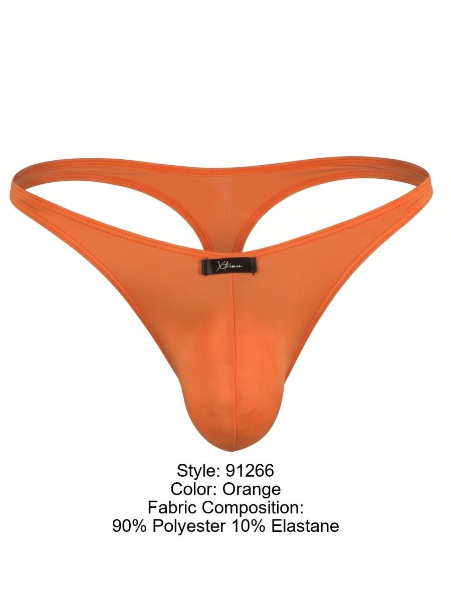Xtremen Sleek Microfiber Men's Thong in Orange – men's thongs