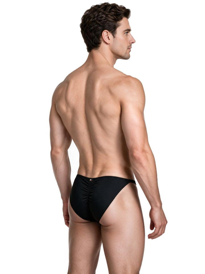 Xtremen Microfiber Bikini for Modern Fit and Sleek Comfort Men's Bikini Brief in Black – men's briefs