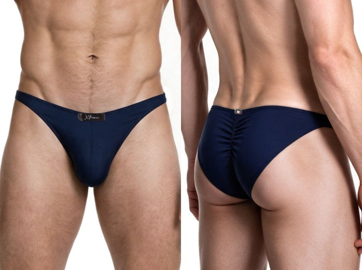 Xtremen Microfiber Bikini for Modern Fit and Sleek Comfort Men's Bikini Brief in Dark Blue – men's briefs