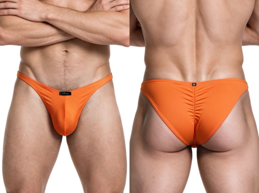 Xtremen Microfiber Bikini for Modern Fit and Sleek Comfort Men's Bikini Brief in Orange – men's briefs
